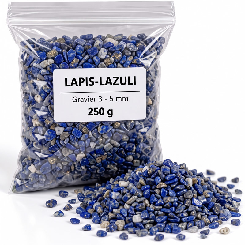 250 g Gravier Lapis-Lazuli 3-5 mm - Gravier Lapis-Lazuli
