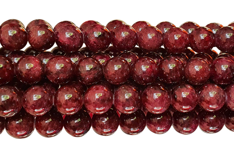 Billes Grenat EXTRA Perles Percées de 6 à 8 mm - Billes Grenat EXTRA Perles Percées de 6 à 8 mm
