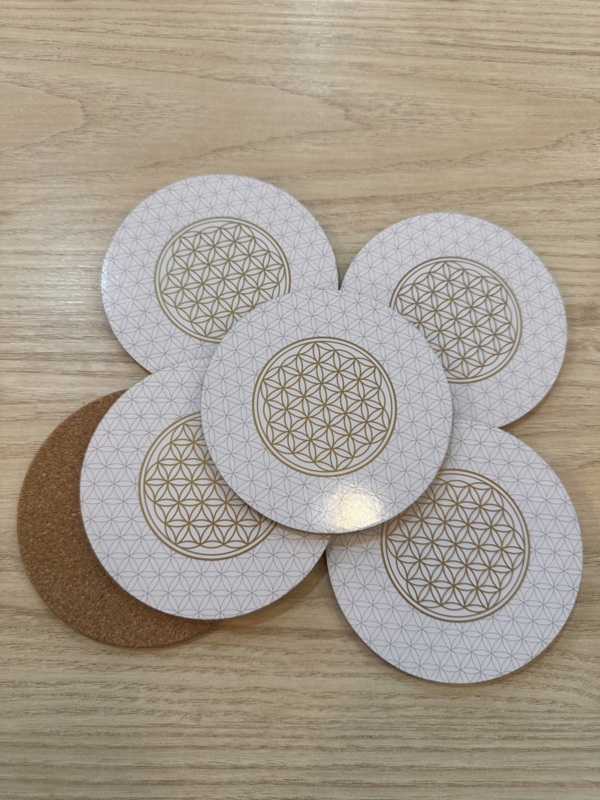Arts de la table - Dessous de verres Fleur de vie 