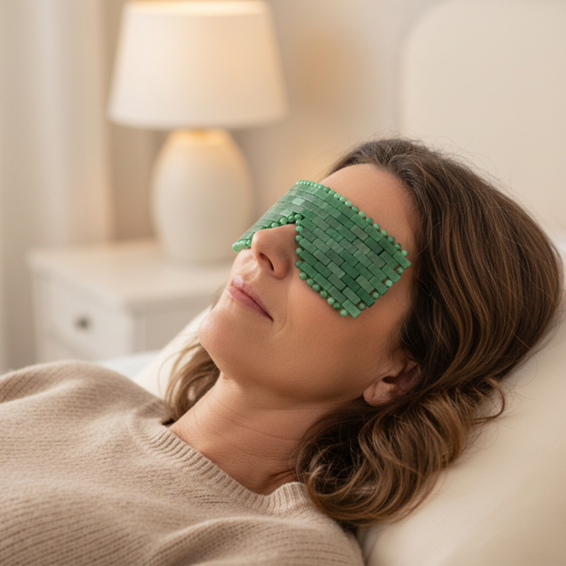 Rouleaux de Massage - Masque du Visage Aventurine Verte