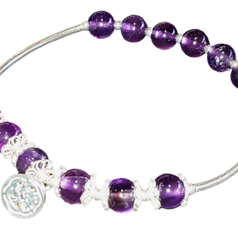 Les Bracelets - Bracelet en Améthyste et Argent 925