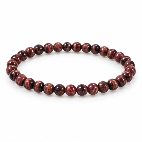 Bracelet en œil de Taureau Billes 4 mm