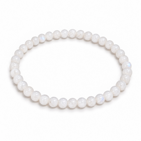 Les Bracelets - Bracelets Pierre de Lune Billes 4 mm