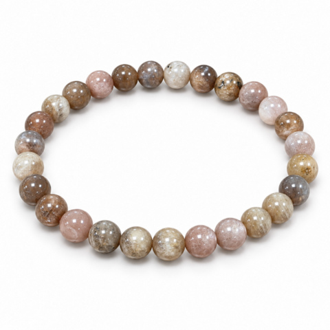 Les Bracelets - Bracelets Pierre de Lune Billes 6 mm
