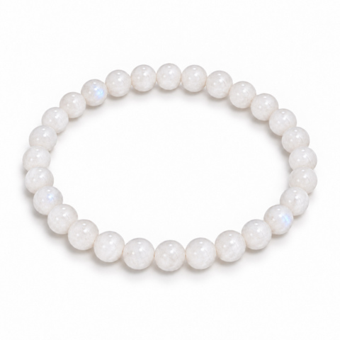 Les Bracelets - Bracelets Pierre de Lune Billes 6 mm
