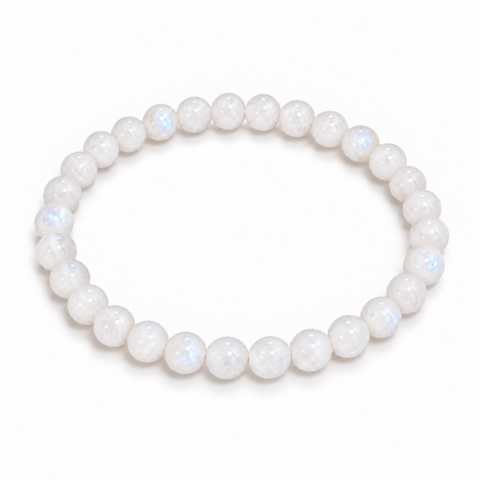 Les Bracelets - Bracelets Pierre de Lune EXTRA Billes 6 mm