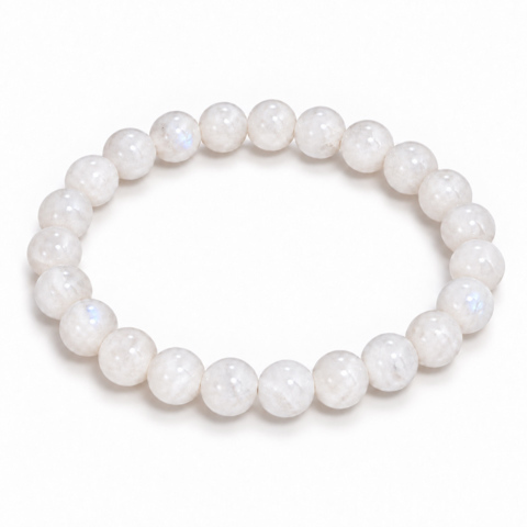 Les Bracelets - Bracelets Pierre de Lune EXTRA Billes 8 mm
