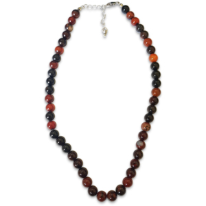 Les Colliers - Collier en billes Agate Rubanée 8 mm
