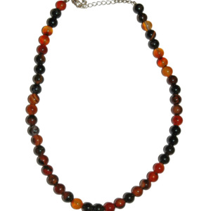 Les Colliers - Collier en billes Agate Rubanée 8 mm