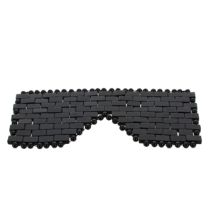 Rouleaux de Massage - Masque du Visage Obsidienne Noire
